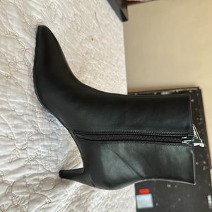 Brand new black kitten heel booties 7.5 and 7